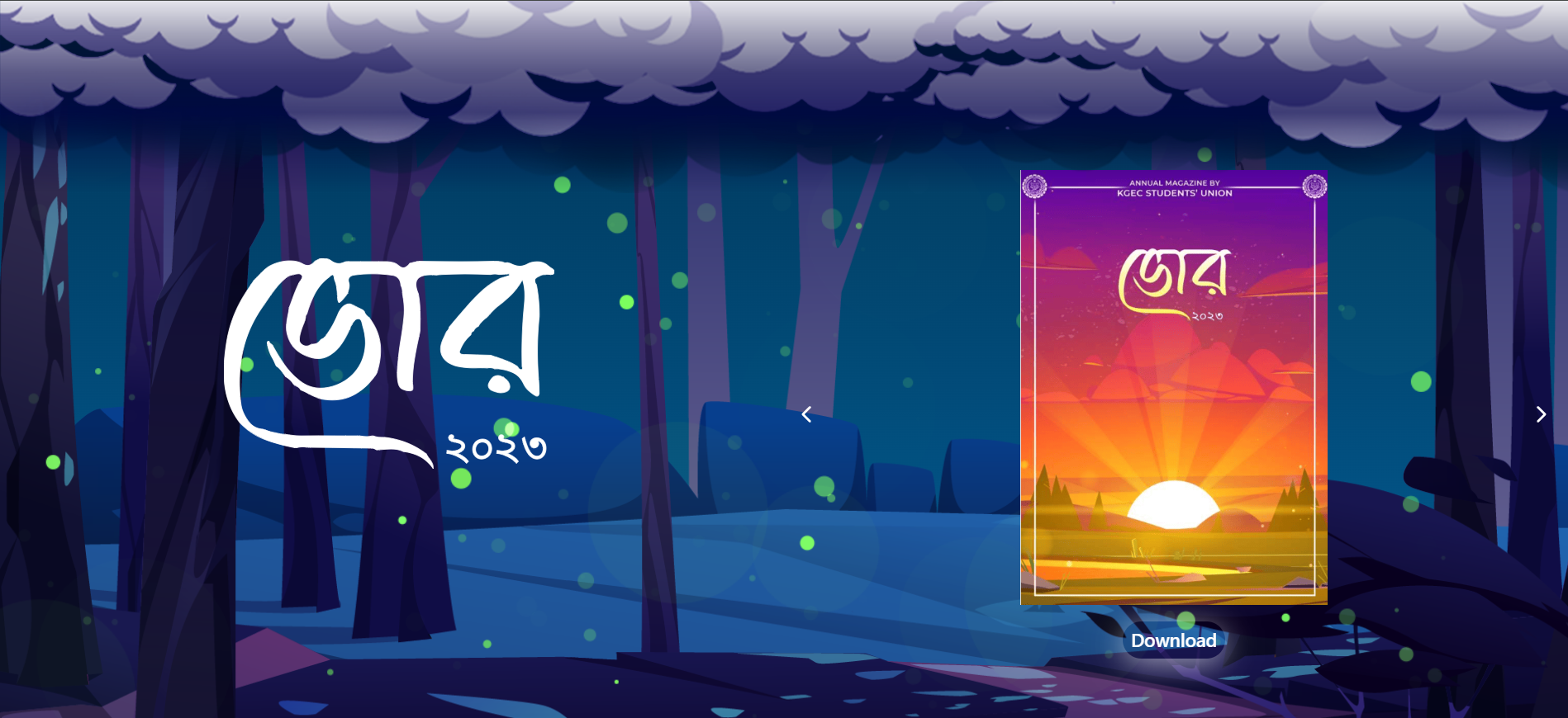 Current and previous magazine grid